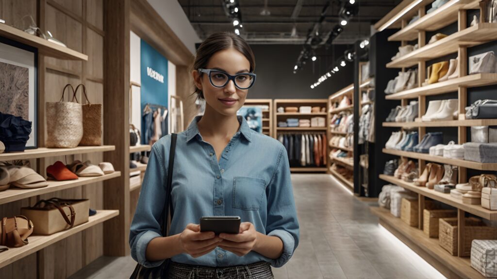 In-Store Route and Intelligent Showcases