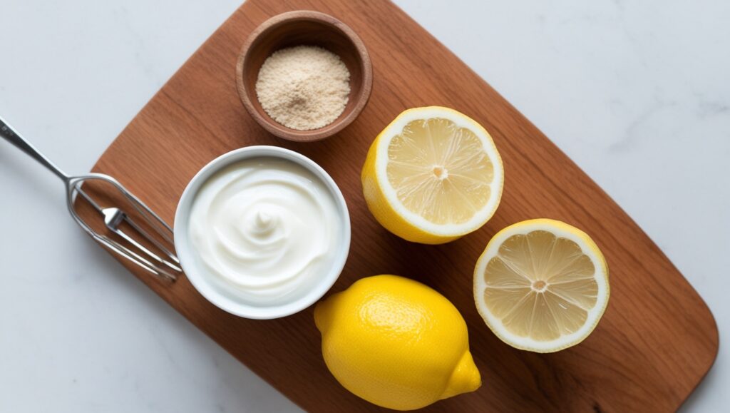 Just Yogurt and Lemon Hair Mask