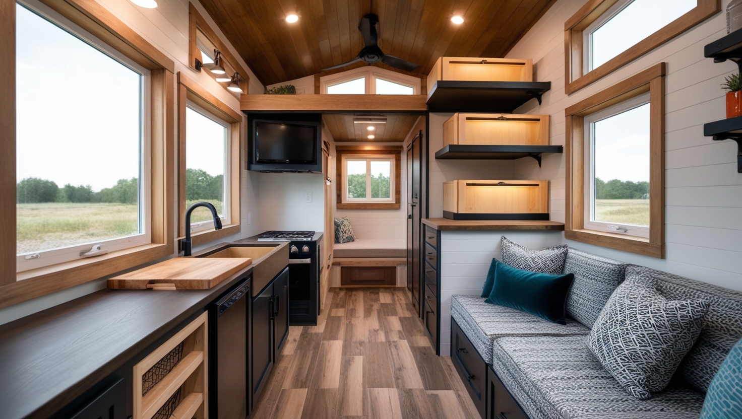 Perfectly arranged tiny home