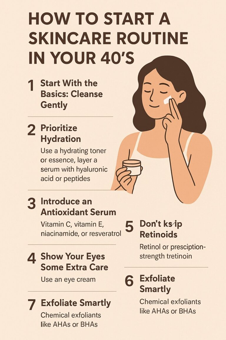 How to Start a Skincare Routine in Your 40’s