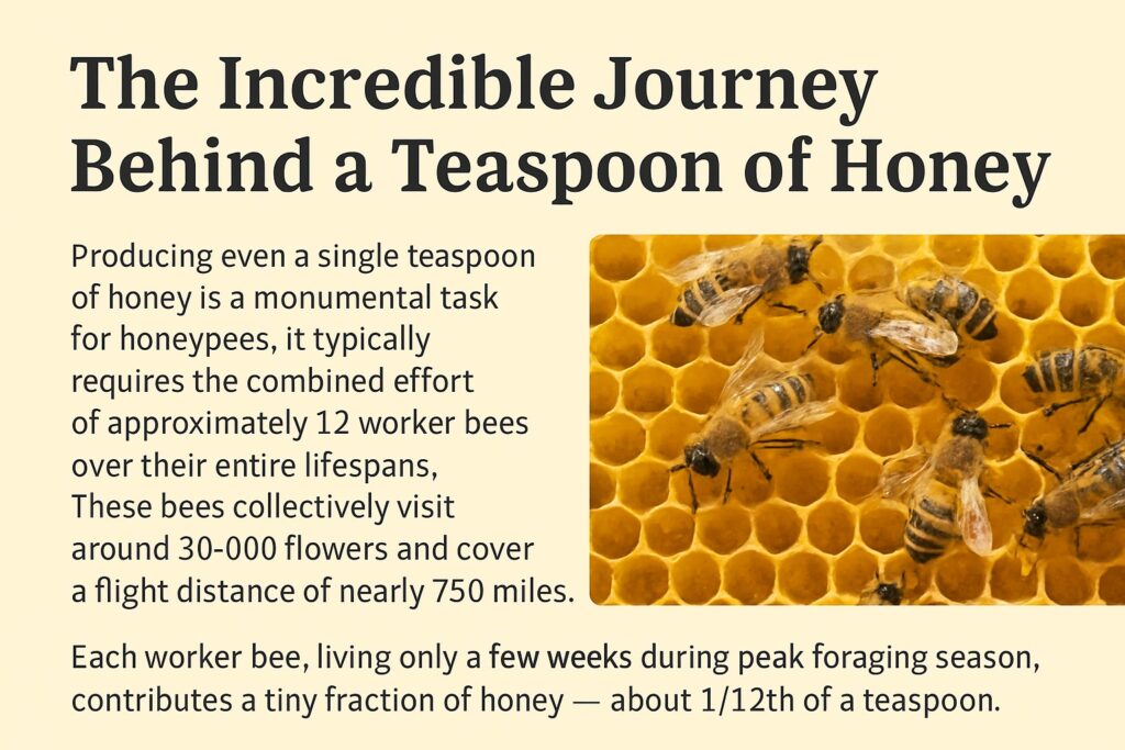 The Incredible Journey Behind a Teaspoon of Honey: Why Every Drop Matters